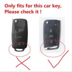 Silicon Carbon Fiber ABS Matte Car Key Cover Case For Volkswagen VW Golf7 mk7 Seat Ibiza Leon FR 2 Altea Aztec For Skoda Octavia