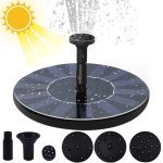 Mini fontaine d'eau solaire flottante pour piscine, étang, cascade, décoration de jardin, bain d'oiseaux en plein air