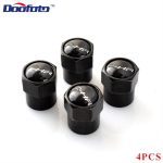 Doofoto Car Wheel Valve Caps Vehicle Tire Tyre Stem Cover For Toyota C-HR CHR 2016 2018 2019 Accessories Styling Protective Case