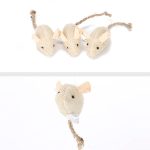 3pcs New Plush Simulation Mouse Cat Toy Plush Mouse Cat Scratch Bite Resistance Interactive Mouse Toy Palying Toy For Cat Kitten