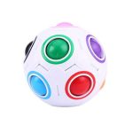 Cube magique anti-Stress arc-en-ciel, puzzle, Football, jouets d'apprentissage éducatifs pour enfants adultes, jouets anti-Stress
