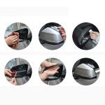 1Pair Universal Car Covers Car Rear View Mirror Sticker Protector Rain Guard Rearview Mirror Rain Eyebrow Visor Shade Hot