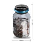 Compteur de pièces de monnaie électronique numérique argent comptage pot économie tirelire pour Usd Euro argent enfants noël tirelire pour cadeau d'argent