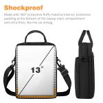 WIWU Laptop Bag for iPad Pro 12.9 inch Waterproof Shoulder Bag for MacBook Pro 13 Air 13 2020 Carry Case for iPad Pro 12.9 11 10