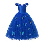 Robe de princesse d'été pour filles, Costumes Elsa et Anna, vêtements de fête pour enfants, motif licorne Tianan Belle, pour filles arabes, 2021