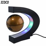 LED World Map Magnetic Levitation Floating Globe Home Electronic Antigravity Lamp Novelty Ball Light Birthday Decoration