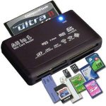 Lecteur de carte mémoire externe tout-en-un, pour USB Mini SDHC M2 MMC XD CF