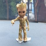 Car Interior Decoration Personality Groot Action Figure Sitting Model Anime Mini Doll Car Goods Interior Decoration Accessories
