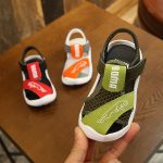 Sandales de sport, nouvelles chaussures orthopédiques de marque pour garçons, nu-pieds en similicuir pour tout-petits, souliers pour bébés et enfants, été