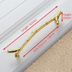KAK Fashion Tree Branch Furniture Handle 96mm 128mm Black Silver Bronze Kitchen Cabinet Handles Drawer Knobs Door Pulls Hardware