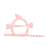 Anneau de dentition en silicone pour nourrisson,gant pour nouveau-né, jouet de mastication pour le développement dentaire, sucette durable pour enfant, pouce et doigts, accessoire durable d'allaitement,