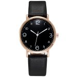 New Women Luxury Quartz Alloy Watch Ladies Fashion Stainless Steel Dial Casual Bracele Watch Leather Wristwatch Zegarek Damski