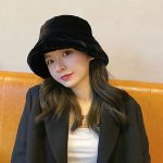 Chapeau seau en fausse fourrure pour femme et fille, solide, épais, doux et chaud, idéal pour la pêche ou les vacances en plein air