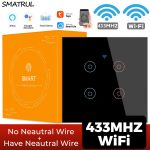 Black 4 gang WIFI