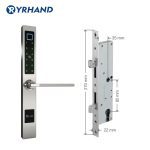 European waterproof biometric fingerprint door Locks electronic Smart door lock RFID Card code lock For Aluminum Glass Door