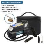 Tire Compressor Inflator Pump for Car Automotive Wheels Super Fast Tyre Air Inflation Auto 12v Heavy Duty Suv Autocompressor
