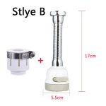 360 Degree Swivel Kitchen Faucet Aerator Adjustable Dual Mode Sprayer Filter Diffuser Water Saving Nozzle Faucet Connector