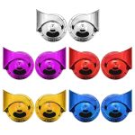 12V 1 Pair Electric Snail Horn Speeker Waterproof Universal Car Motorcycle Truck Boat 400DB Electric Loud Snail Air Horn Siren
