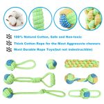 7 Pack Pet Dog Toys for Large Small Dogs Ball Toothbrush Interactive Dog Toys Christmas Products for Dogs Chew Toy Accessories