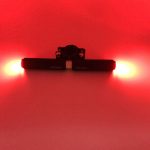 black with light