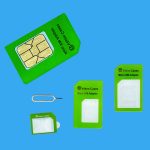 Adaptateur de carte Micro SIM, 4 en 1, avec clé d'éjection