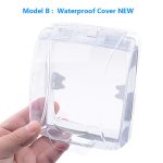 SMATRUL Waterproof Cover For Wireless Doorbell Smart Door Bell Ring Chime Button Transmitter Launchers Heavy Rain Snow CACAZI