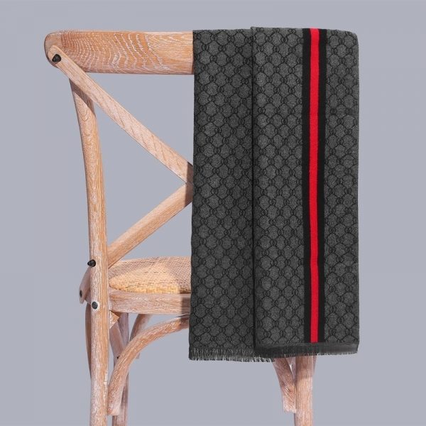 Écharpe en cachemire de haute qualité pour homme, foulard de marque de luxe, cadeau de styliste, rétro, châle, rayures, hiver
