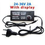 Adjustable AC To DC Power Supply 3V 5V 6V 9V 12V 15V 18V 24V 1A 2A 5A Power Supply Adapter Universal 220V To 12 V Volt Adapter