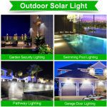Goodland 180 100 LED Solar Light Outdoor Solar Lamp Powered Sunlight Waterproof PIR Motion Sensor Light for Garden Decoration