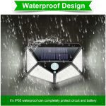 Goodland 180 100 LED Solar Light Outdoor Solar Lamp Powered Sunlight Waterproof PIR Motion Sensor Light for Garden Decoration