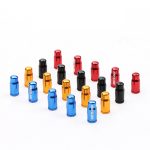 2 pièces accessoires de vélo en aluminium vélo pneu Valve capuchon Presta vtt vélo de route Tube intérieur Valve couvercle AV/FV universel voiture moto