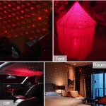 USB Universal Laser Projector Light MINI LED Star Effect Decorative Light 2 Colors DJ Disco Car Roof Interior Atmospheres Lights