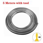 Universal Car Moulding Decoration Flexible Strips 5M/1M Interior Auto Mouldings Car Cover Trim Dashboard Door Edgein Car-styling