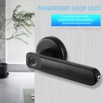 Home Office With Keys Electronic Bedroom Sensitive Smart Biometric USB Port Apartment Security Fingerprint Door Lock Anti Theft