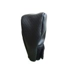AUTO -Anti-slip Zipper Closure Car Gear Shift Knob Cover Black Auto parts Car stall anti-slip leather case Driving control cover