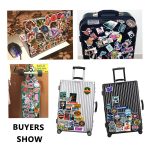 Lot de 50 autocollants étanches, divers motifs de voyage, plein air, camping, aventure, escalade, paysage, pour coller sur une valise, un ordinateur portable, un casque de vélo ou la voiture, utile pour le bricolage