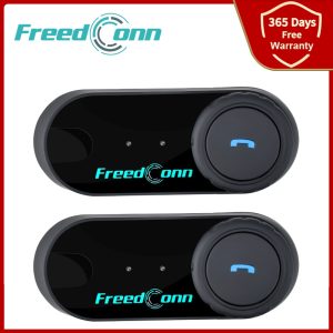 Original FreedConn TCOM-OS 100m Bluetooth Motorcycle Helmet Intercom Interphone Headset With FM Radio T-COM OS Intercomunicador
