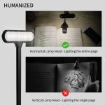 Rechargeable LED USB Book Light Reading Light Flexible Book Lamp Dimmer Clip Table Desk Lamp Portable Clip Light