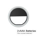 New Selfie Ring Mobile Phone Clip Lens Light Lamp Litwod Led Bulbs Emergency Dry Battery For Photo Camera Well Smartphone Beauty
