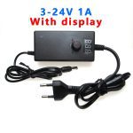 Adjustable AC To DC Power Supply 3V 5V 6V 9V 12V 15V 18V 24V 1A 2A 5A Power Supply Adapter Universal 220V To 12 V Volt Adapter
