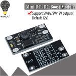 Module de suralimentation multifonction avec indicateur LED, mini batterie au lithium de tension 3.7 V, 5 V, 8 V, 9V ET 12V DIY, 1.5A