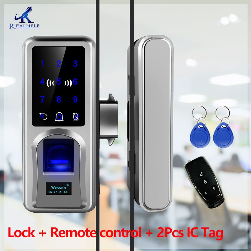 Fingerprint-door-lock-Glazing-Smart-Lock-Remote-Touch-Screen-Doorbell-Office-for-Glass-biometric-Door-lock-access-control Fingerprint door lock Glazing Smart Lock Remote Touch Screen Doorbell Office for Glass biometric Door lock access control
