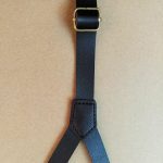 Bretelles solides en cuir synthétique Pu pour hommes/femmes, largeur 1.5cm, bretelles dos Y 3 Clips