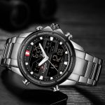 NAVIFORCE Watches for Men Luxury Brand Sport Quartz Wristwatch Waterproof Military Digital Male Clock Steel Relogio Masculino