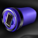 Auto Ashtray Rechargeable Solar Energy LED Car Ashtray Removable Cigarette Lighter Ashtray For Car Cup Holder Car Accessories