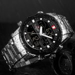 NAVIFORCE Watches for Men Luxury Brand Sport Quartz Wristwatch Waterproof Military Digital Male Clock Steel Relogio Masculino