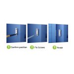 NAIERDI 2pcs/Set Magnetic Cabinet Catches Magnet Door Stops Hidden Door Closer With Screw For Closet Cupboard Furniture Hardware