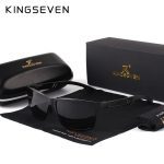 KINGSEVEN — Lunettes de soleil polarisées en aluminium magnésium, Pour la conduite, lunettes rectangulaires pour hommes Oculos masculino masculin