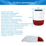 PGST New 433MHz Wireless light Flash Strobe Outdoor Solar Waterproof Siren for Home Burglar Wifi GSM Home Security Alarm System