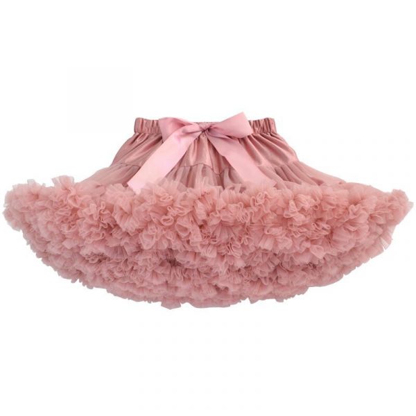 Jupe tutu à peluche pour petites filles, mini jupe princesse en tulle, pour fête, danse, pour enfants